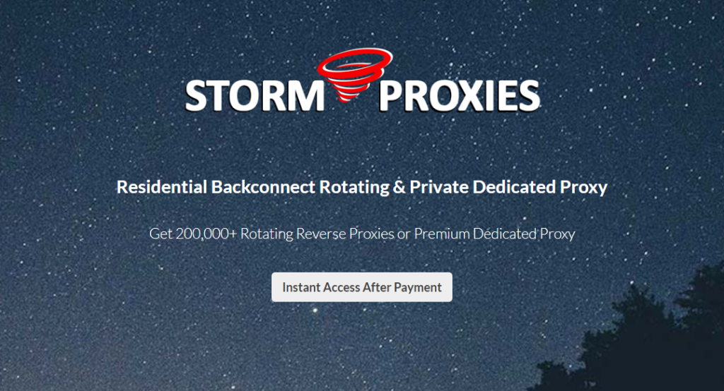 Storm Proxies 评测