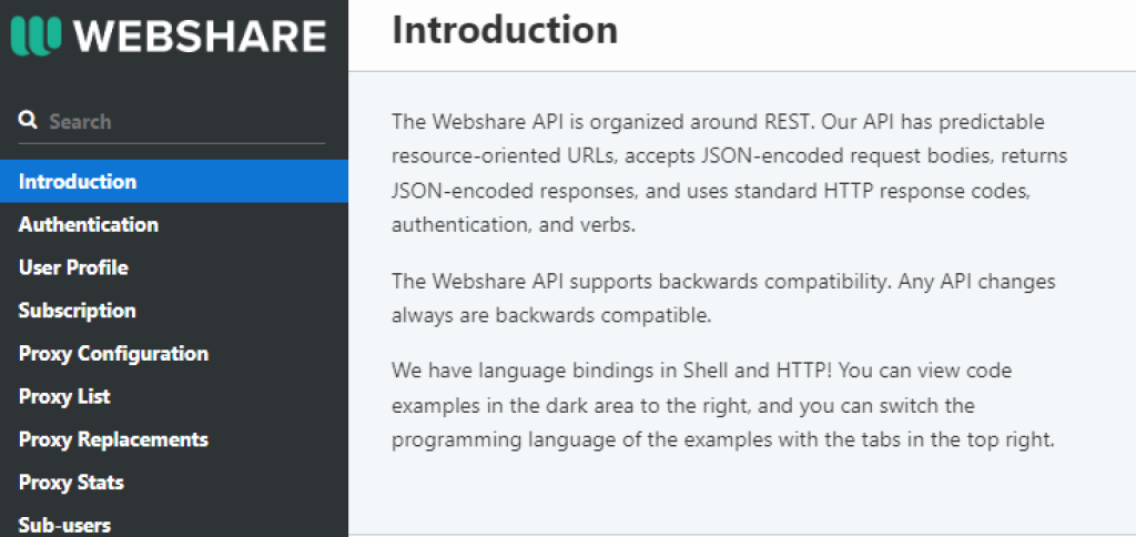 Webshare 代理IP 评测